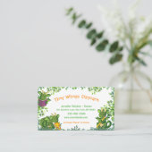 Drache des niedlichen Kindertagesdienstes Visitenkarte (Stehend Vorderseite)