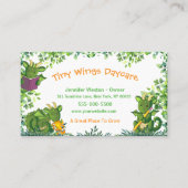 Drache des niedlichen Kindertagesdienstes Visitenkarte (Vorderseite)