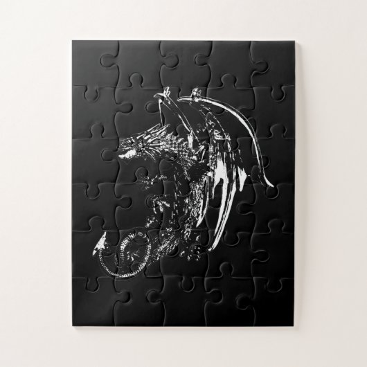 Drache des Night Jigsaw Puzzle (Vertikal)