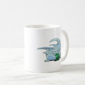 Drache des Weiß-D20 Kaffeetasse (VorderseiteRechts)