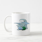 Drache des Weiß-D20 Kaffeetasse (Links)