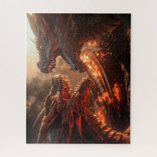 Drache Dual Puzzle (Vertikal)