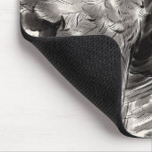 Drache ein indischer Fantailschwanztäubchen Mousepad (Ecke)