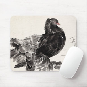 Drache ein indischer Fantailschwanztäubchen Mousepad