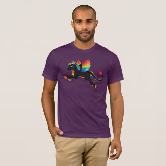 Drache-Einhorn-Regenbogen-Fliegen-Fabelwesen T-Shirt
