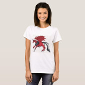 Drache-Einhorn T-Shirt (Vorne ganz)
