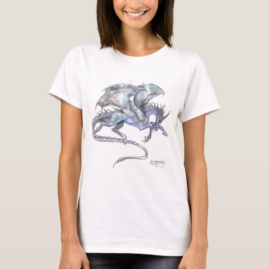 Drache-Einhorn-T-Shirt T-Shirt (Vorderseite)