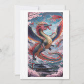 Drache Einladung (Vorderseite)