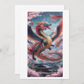 Drache Einladung (Vorne/Hinten)