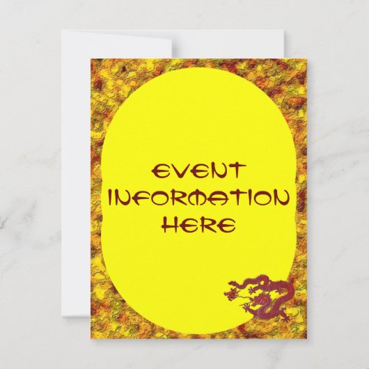 Drache Einladung (Rückseite)