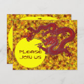 Drache Einladung (Vorne/Hinten)