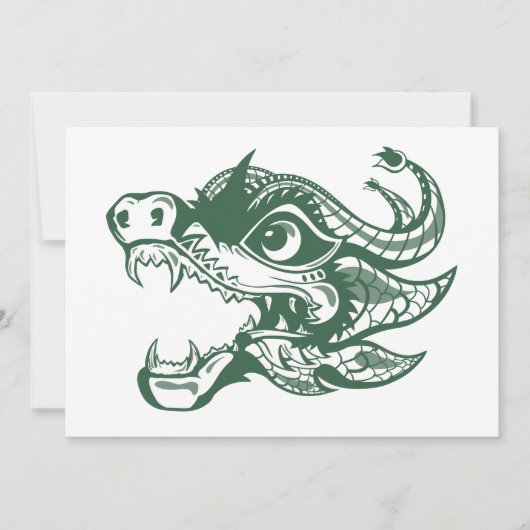 Drache Einladung (Vorderseite)