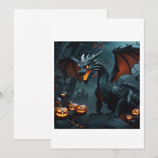 Drache Einladung (Vorne/Hinten)