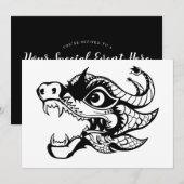 Drache Einladung (Vorne/Hinten)