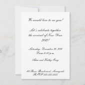 Drache-Einladung Einladung (Rückseite)