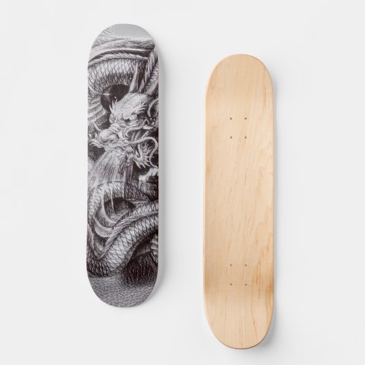 Drache-Element-Probrett Unterschriften-Changs Wang Skateboard (Vorderseite)