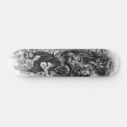 Drache-Engels-Fantasie-Plattform Skateboard (Horizontal)