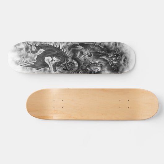 Drache-Engels-Fantasie-Plattform Skateboard (Horizontal)