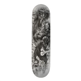 Drache-Engels-Fantasie-Plattform Skateboard