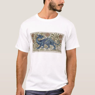 "Drache" Entwurf für eine Fliese (w/c auf Papier) T-Shirt
