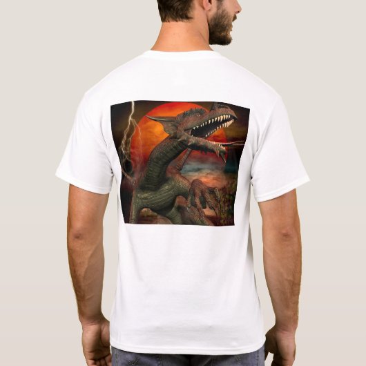 Drache erblicken! T-Shirt (Rückseite)