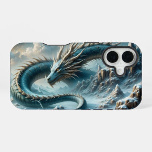 Drache erwacht in einer eisigen Welt iPhone 16 Hülle