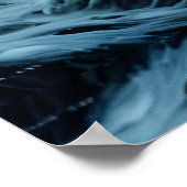 Drache erwacht in einer eisigen Welt Poster (Ecke)