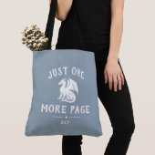 Drache Fantasy-Buchliebhaber-Monogramm Tasche (Von Nahem)