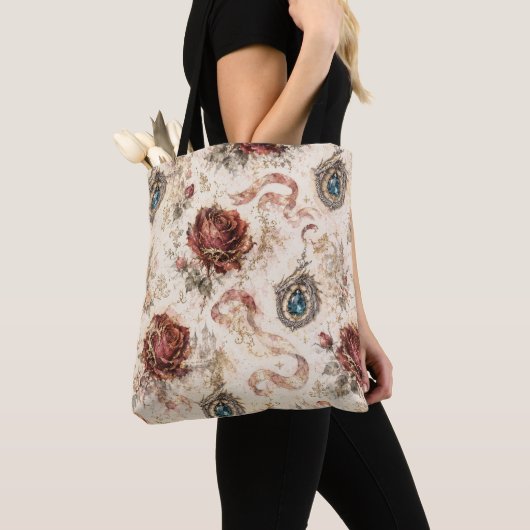 Drache Fantasy Romantik Buchliebhaber Tasche (Von Nahem)