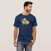 Drache-Farbdunkelheits-Kleid T-Shirt (Vorne ganz)