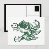 Drache Feiertagspostkarte (Vorne/Hinten)