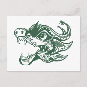 Drache Feiertagspostkarte