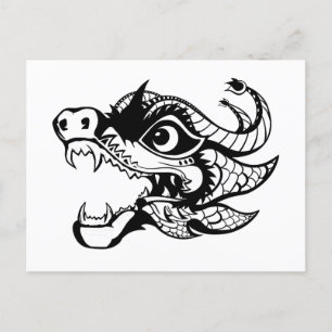 Drache Feiertagspostkarte