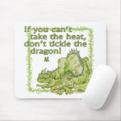 Drache-Feuer Mousepad (Mit Mouse)
