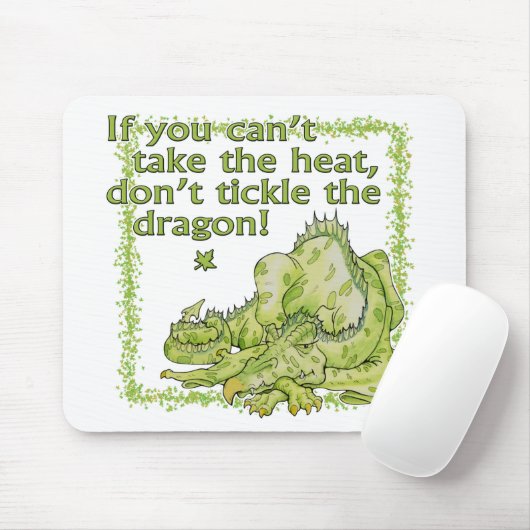Drache-Feuer Mousepad (Mit Mouse)