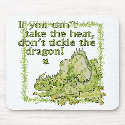 Drache-Feuer Mousepad (Vorne)