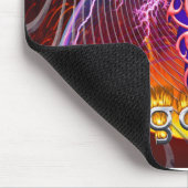 Drache Feuer Mousepad (Ecke)