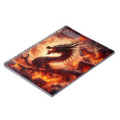 Drache Feuer Notizblock (Linke Seite)