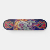 Drache-Feuer-Skateboard Skateboard (Horizontal)
