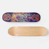 Drache-Feuer-Skateboard Skateboard (Horizontal)