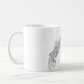 Drache-Feuer-Tasse Kaffeetasse (Links)