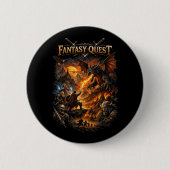 Drache feuers Quest Button (Vorderseite)