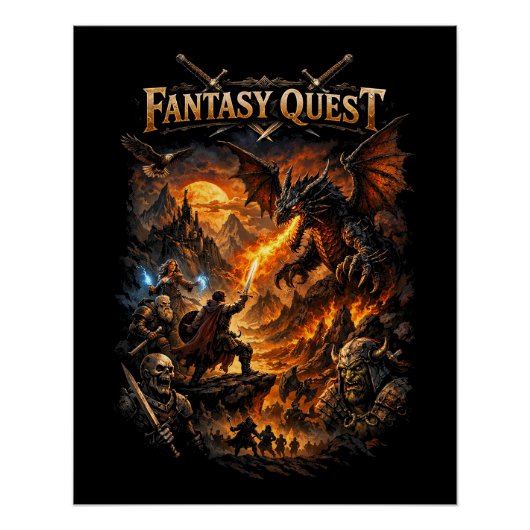 Drache feuersuche poster (Vorderseite)