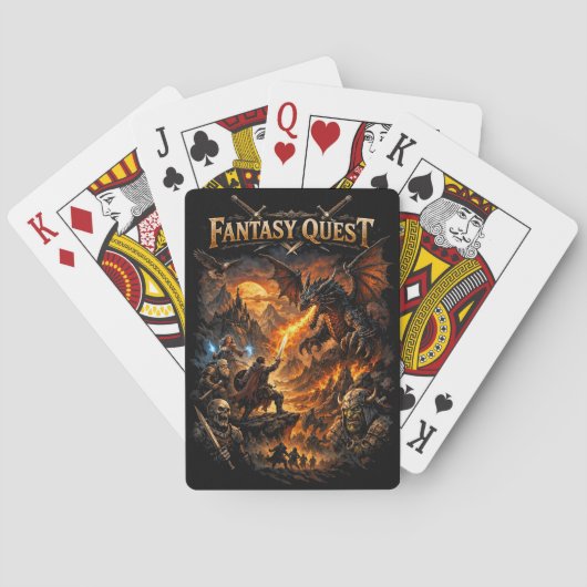Drache feuersuche spielkarten (Rückseite)