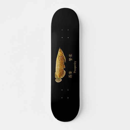 Drache-Fische Arowana Skateboard (Vorne)