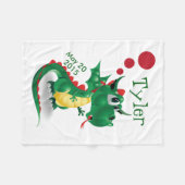 Drache-Fleece-Decke Fleecedecke (Vorderseite (Horizontal))