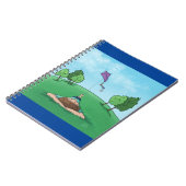Drache Fliegendes Notizbuch Notizblock (Linke Seite)