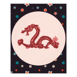 Drache Fotodruck