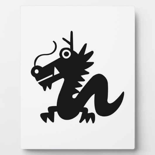 Drache Fotoplatte (Vorderseite)