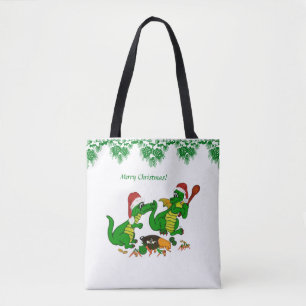 Drache - Frohe Weihnachten ! Heute werde ich koche Tasche